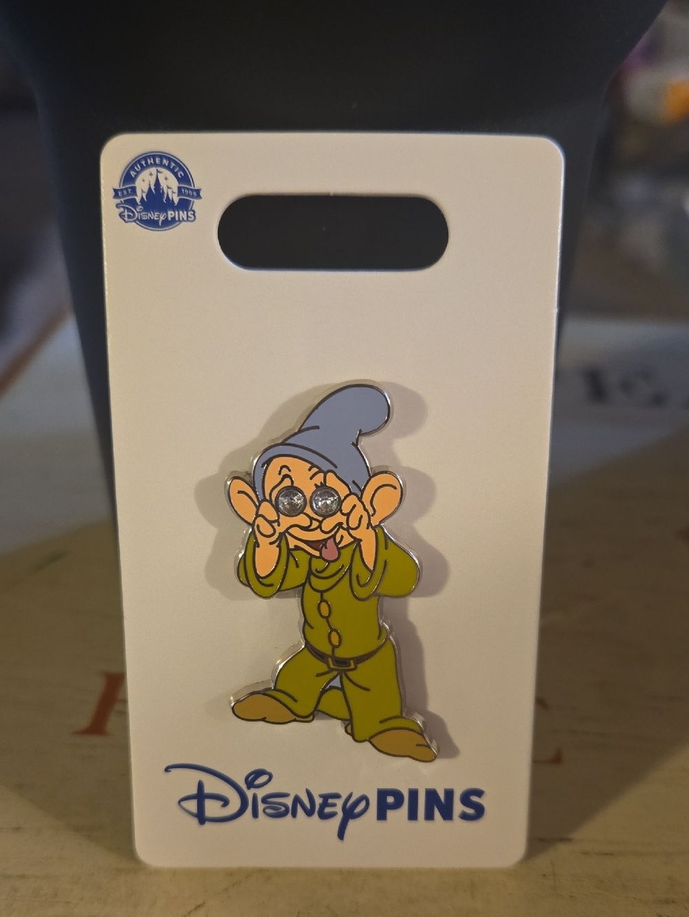 Disney Dopey Diamond Eyes Pin